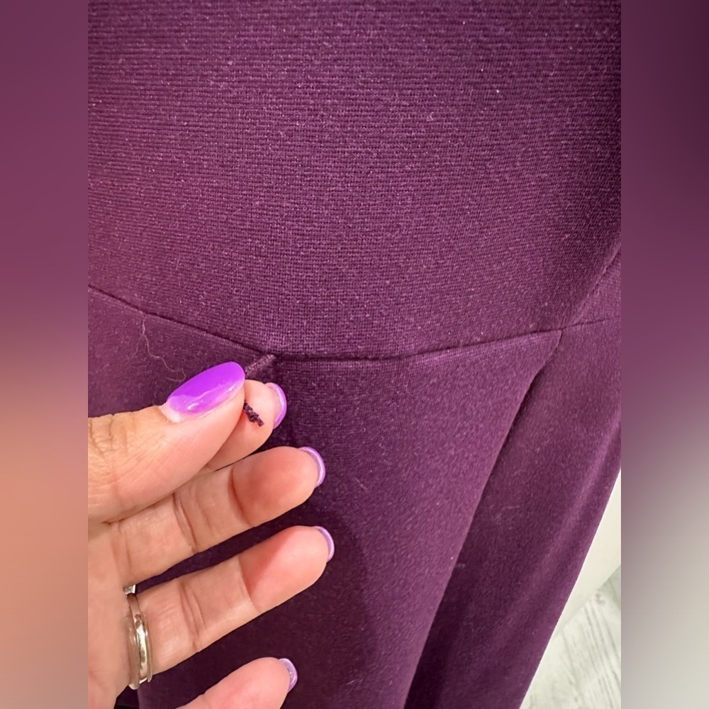 Calvin Klein Purple Black Belted Dress (NO BELT) - Picture 7 of 10